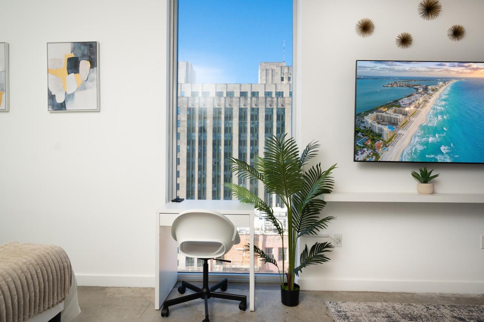 Luxury Loft W Skyline View, Rooftop Pool, Brickell Downtown Apartamento *